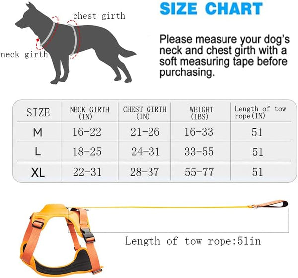 Michris All-in-one Dog Harness & Retractable Leash