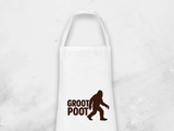 Apron White, Vinyl Print