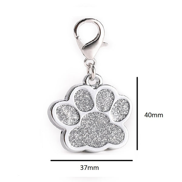 Michris Big Paw Print Dog Tag