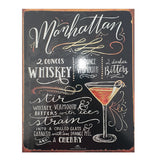 Vintage Metal Tin Signs - Home Bar - Pub Decorative Metal Plates