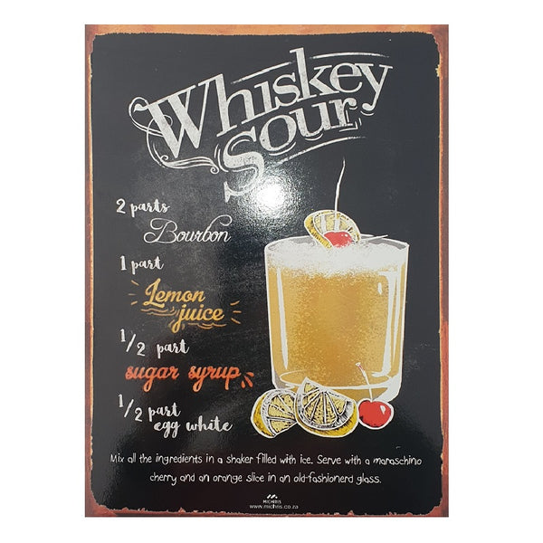 Vintage Metal Tin Signs - Home Bar - Pub Decorative Metal Plates