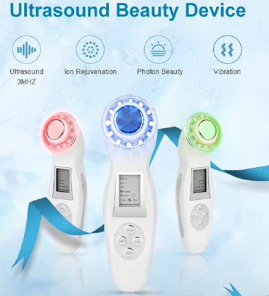 Ultrasonic Galvanic Ion - Skin Cleansing - Skin Tighten - Facial Rejuvenation