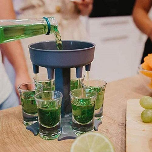 Michris 6 Shot Glass Dispenser